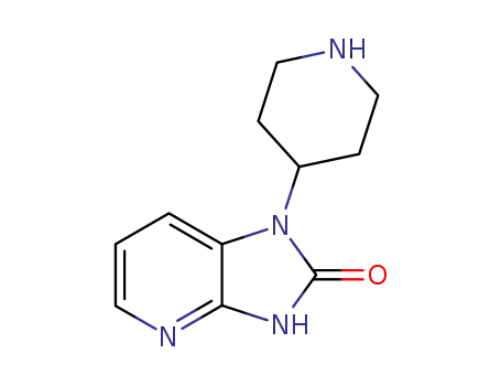 Molecular Structure of 185961-99-3 (1-(piperidin-4-yl)-1H-imidazo[4,5-b]pyridin-2(3H)-one)