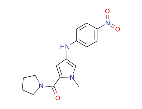 Pyrrolidine,
1-[[1-methyl-4-[(4-nitrophenyl)amino]-1H-pyrrol-2-yl]carbonyl]-