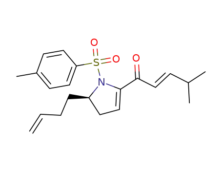(R)-(-)-[5-but-3-enyl-1-(toluene-4-sulfonyl)-4,5-dihydro-1H-pyrrol-2-yl]-4-methylpent-2-en-1-one