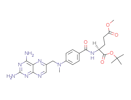 α-tert-butyl γ-methyl N'-<4-<N-<(2,4-diamino-6-pteridinyl)methyl>-N-methylamino>benzoyl>-L-glutamate