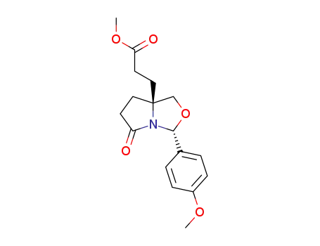 (2R,5S)-5-<2-(methoxycarbonyl)ethyl>-2-(p-methoxyphenyl)-3-oxa-1-azabicyclo<3.3.0>octan-8-one