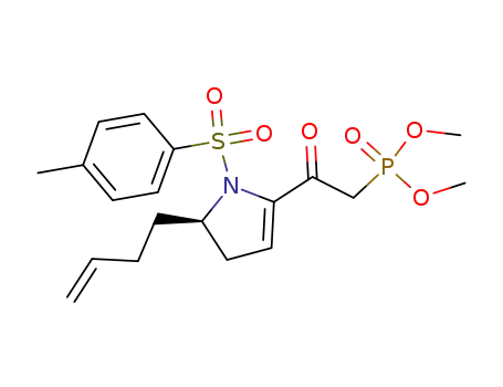 (R)-(-)-{2-[5-but-3-enyl-1-(toluene-4-sulfonyl)-4,5-dihydro-1H-pyrrol-2-yl]-2-oxoethyl}phosphonic acid dimethyl ester