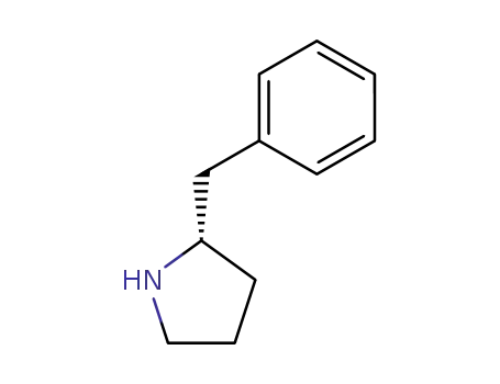 Molecular Structure of 97522-31-1 (Pyrrolidine, 2-(phenylmethyl)-, (S)-)