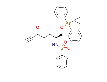 N-{(2S)-1-[(tert-butyldiphenylsilyl)oxy]-5-hydroxyhept-6-yn-2-yl}-4-methylbenzenesulfonamide
