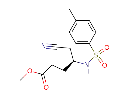 (S)-5-Cyano-4-(toluene-4-sulfonylamino)-pentanoic acid methyl ester