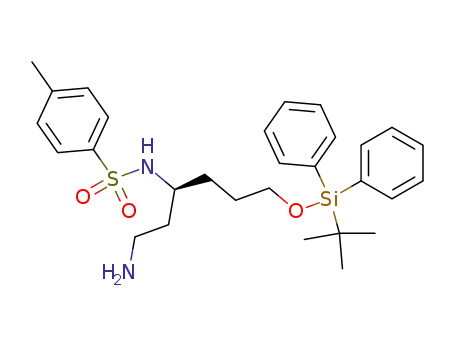 N-[(S)-1-(2-Amino-ethyl)-4-(tert-butyl-diphenyl-silanyloxy)-butyl]-4-methyl-benzenesulfonamide