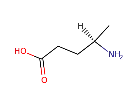 Molecular Structure of 5937-83-7 ((4R)-4-Aminopentanoic acid)