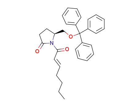 (5S)-N-[(2E)-hept-2-enoyl]-5-triphenylmethoxymethyl-2-pyrrolidinone