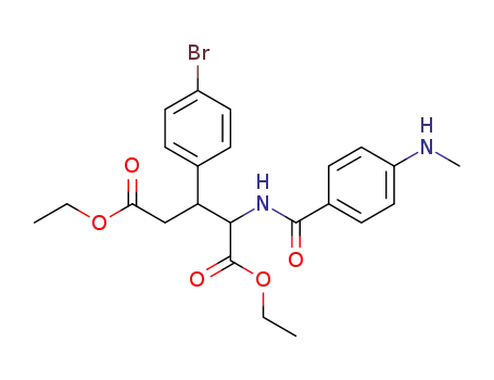 Diethyl-N-<4-(N-methyl)aminobenzoyl>-β-(4-bromphenyl)glutamat