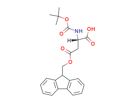 L-Aspartic acid,N-[(1,1-dimethylethoxy)carbonyl]-, 4-(9H-fluoren-9-ylmethyl) ester