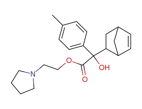 hydroxy-norborn-5-en-2-yl-<i>p</i>-tolyl-acetic acid-(2-pyrrolidino-ethyl ester)