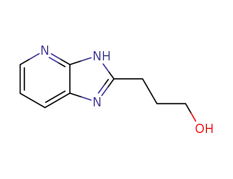 Molecular Structure of 172648-02-1 (1H-Imidazo[4,5-b]pyridine-2-propanol)