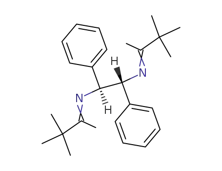 N,N'-Bis-<2,2-dimethyl-butyliden-(3)>-meso-1,2-diamino-1,2-diphenyl-ethan