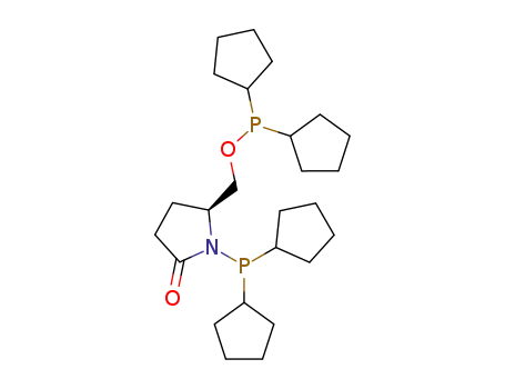 Phosphinous acid, dicyclopentyl-,
[(2S)-1-(dicyclopentylphosphino)-5-oxo-2-pyrrolidinyl]methyl ester