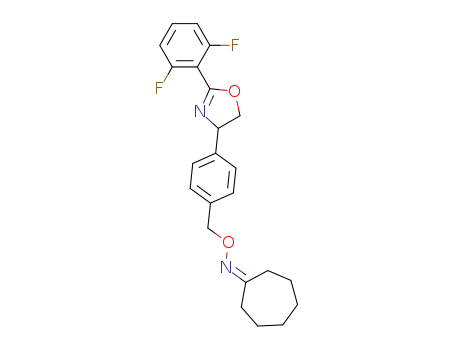 cycloheptanone O-(4-(2-(2,6-difluorophenyl)-4,5-dihydrooxazol-4-yl)benzyl) oxime