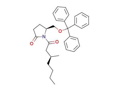 (5S)-N-[(3S)-methylheptanoyl]-5-triphenylmethoxymethyl-2-pyrrolidinone