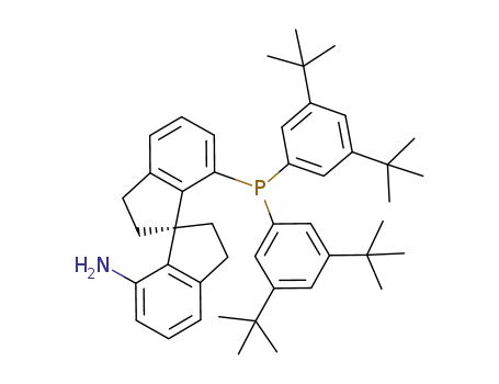 Molecular Structure of 1219025-18-9 ((R)-7′-bis-(3,5-di-tert-butylphenyl)phosphino-7′-amino-1,1′-spiroindene)
