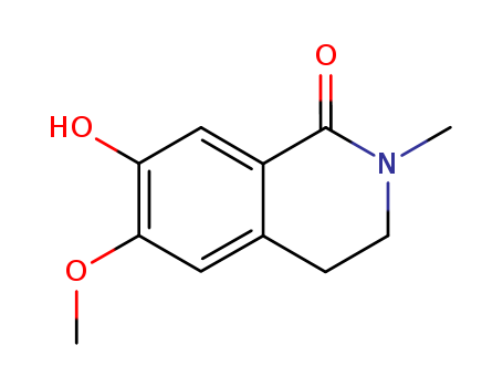 1(2H)-Isoquinolinone, 3,4-dihydro-7-hydroxy-6-methoxy-2-methyl-