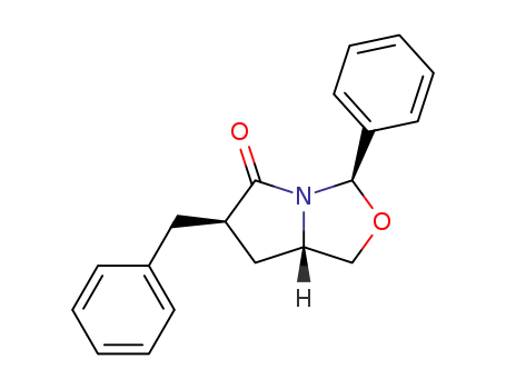 (+)-(2R,5S,7R)-1-aza-3-oxa-2-phenyl-7-(phenylmethyl)bicyclo<3.3.0>octan-8-one