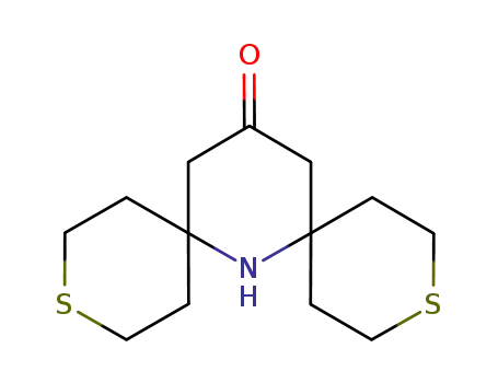 Molecular Structure of 1044254-00-3 (7-aza-3,11-dithiadispiro[5.1.5.3]hexadecane-15-one)