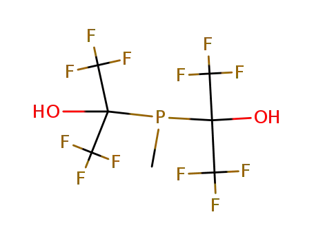1,1,1,3,3,3-Hexafluoro-2-[methyl-(2,2,2-trifluoro-1-hydroxy-1-trifluoromethyl-ethyl)-phosphanyl]-propan-2-ol
