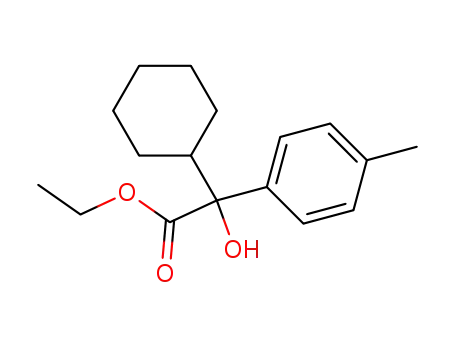 cyclohexyl-hydroxy-<i>p</i>-tolyl-acetic acid ethyl ester