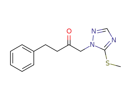 1-(5-methylthio-1H-1,2,4-triazol-1-yl)-4-phenyl-2-butanone