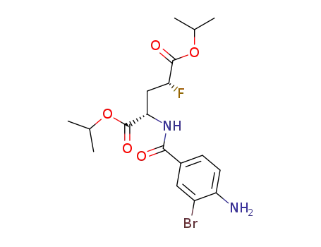L-Glutamic acid, N-(4-amino-3-bromobenzoyl)-4-fluoro-,
bis(1-methylethyl) ester, (4R)-