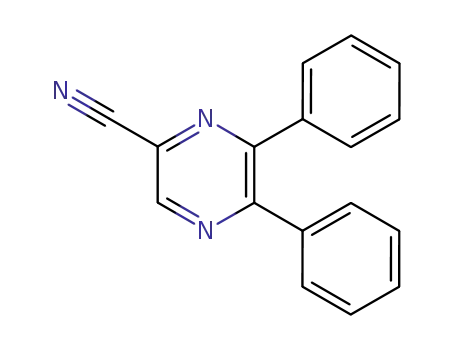 2-cyano-5,6-diphenylpyrazine