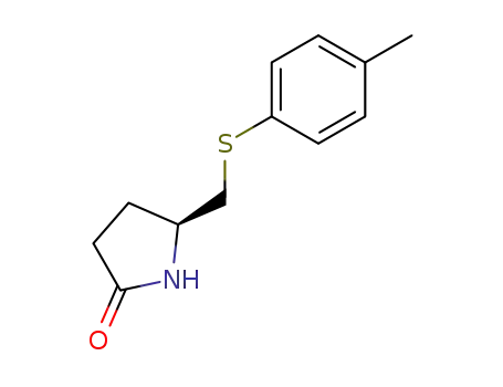 2-Pyrrolidinone, 5-[[(4-methylphenyl)thio]methyl]-, (5S)-