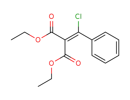 ethyl 3-chloro-2-(ethoxycarbonyl)-3-phenyl-propenoate