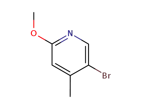 Molecular Structure of 164513-39-7 (5-BROMO-2-METHOXY-4-METHYLPYRIDINE)