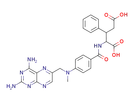 N-<4-<(2,4-Diamino-6-pteridinyl)methyl>methylaminobenzoyl>-β-phenylglutaminsaeure