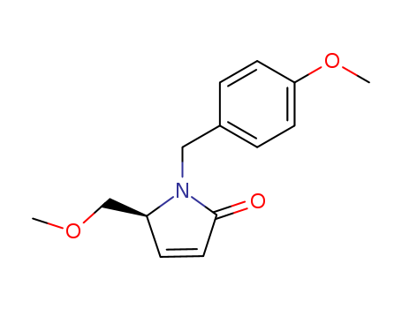 2H-Pyrrol-2-one, 1,5-dihydro-5-(methoxymethyl)-1-[(4-methoxyphenyl)methyl]-, (S)-