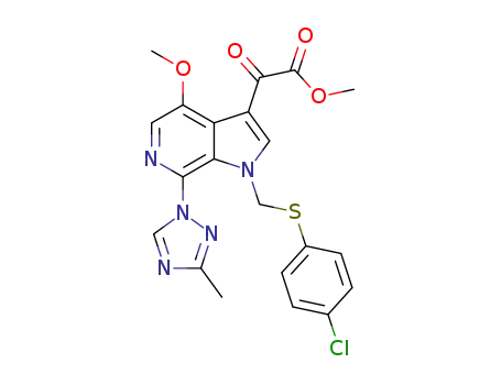 C<sub>21</sub>H<sub>18</sub>ClN<sub>5</sub>O<sub>4</sub>S