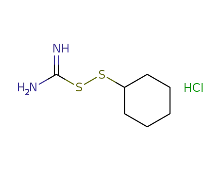 Molecular Structure of 1421763-13-4 (cyclohexyl carbamo(dithioperoxo)imidate hydrochloride)