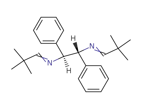 Molecular Structure of 3190-05-4 (N.N'-Bis-<2-dimethyl-propyliden>-meso-1.2-diphenyl-aethylendiamin)