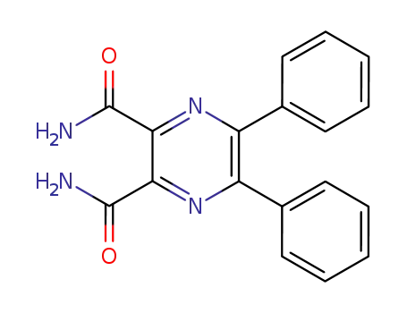 5,6-Diphenyl-pyrazine-2,3-dicarboxylic acid diamide