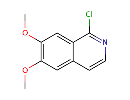 Molecular Structure of 21560-29-2 (6,7-DiMethoxy-1-chloroisoquinoline)