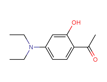 Molecular Structure of 71494-78-5 (1-(4-DIETHYLAMINO-2-HYDROXY-PHENYL)-ETHANONE)