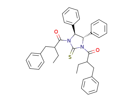 1,3-di(2-benzylbutanoyl)-trans-4,5-diphenylimidazolidine-2-thione