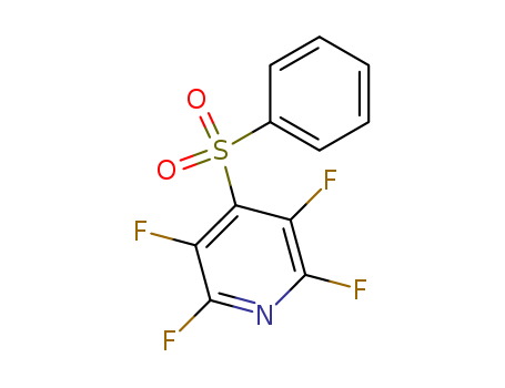Pyridine,2,3,5,6-tetrafluoro-4-(phenylsulfonyl)-