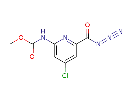 (6-Azidocarbonyl-4-chloro-pyridin-2-yl)-carbamic acid methyl ester