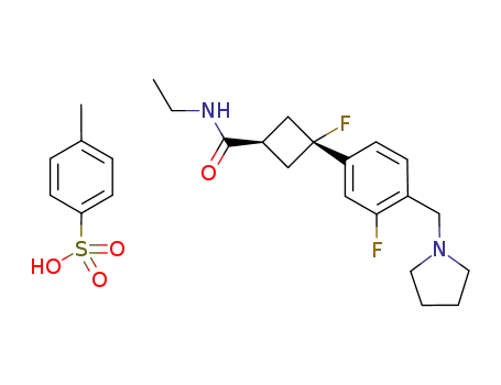 Molecular Structure of 1039399-17-1 (PF-03654746,  4-Methylbenzenesulfonate (1:1))