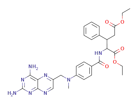 Diethyl-N-<4-<(2,4-diamino-6-pteridinyl)methyl>-N-methylaminobenzoyl>-β-phenylglutamat