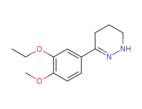 Molecular Structure of 438627-45-3 (Pyridazine, 3-(3-ethoxy-4-methoxyphenyl)-1,4,5,6-tetrahydro-)