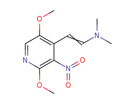 Ethenamine, 2-(2,5-dimethoxy-3-nitro-4-pyridinyl)-N,N-dimethyl-