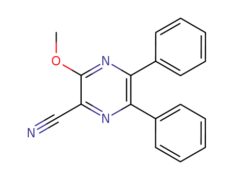 3-Methoxy-5,6-diphenylpyrazine-2-carbonitrile