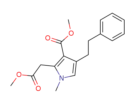 Methyl 1-Methyl-3-methoxycarbonyl-4-(2-phenylethyl)pyrrole-2-acetate