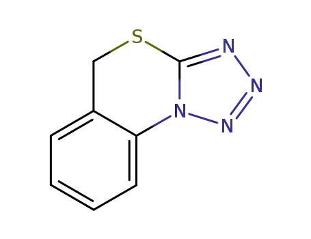 Molecular Structure of 62373-19-7 (5H-4-thia-1,2,3,9b-tetraazacyclopenta[a]naphthalene)